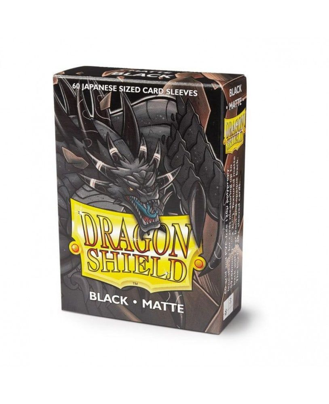 Protector Dragon Shield Japanese Matte 60 unidades - Black