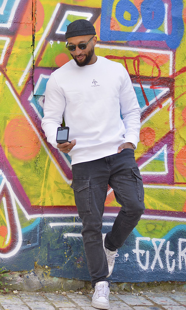 SWEAT CREWNECK WHITE