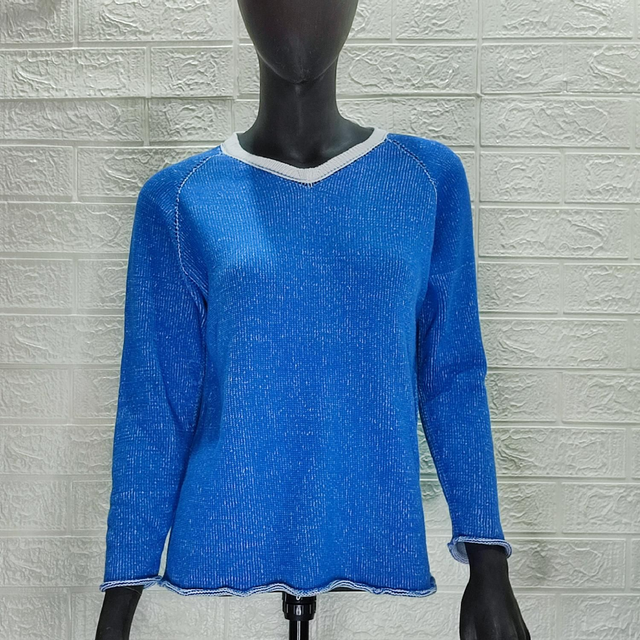 Baumwolle- Pullover Plattiert