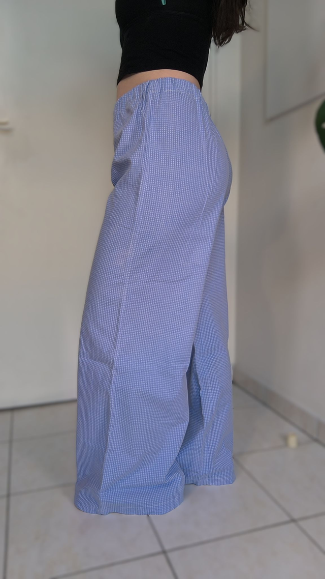 Pantalon bleu motifs - Taille 1
