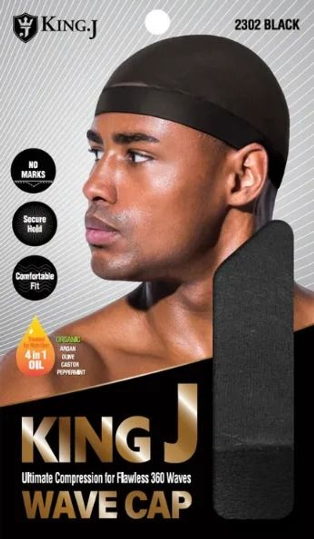 KING J: WAVE CAP : BLACK (2302)