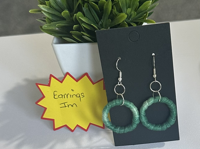 Mixed Dangling Fabric Earrings-MFE38