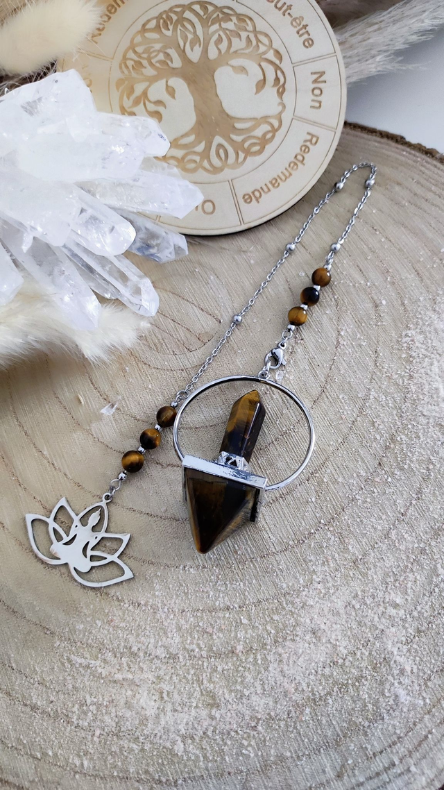 Pendule Divinatoire Oeil de tigre