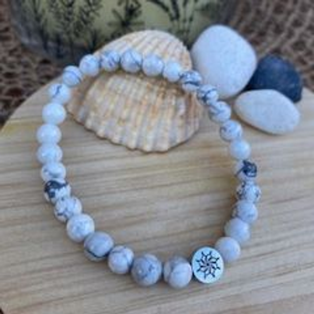Bracelet allié bien-être Howlite 