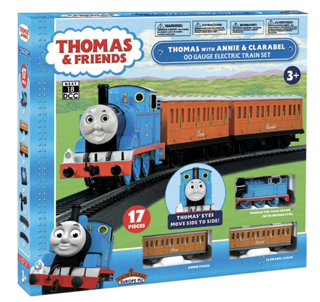 BACHMANN 00642BE Thomas with Annie & Clarabel OO Scale Electric Train Set