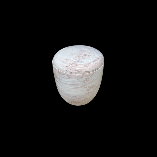 Pot à bougie rechargeable –  Modèle Galet - Vendu vide 