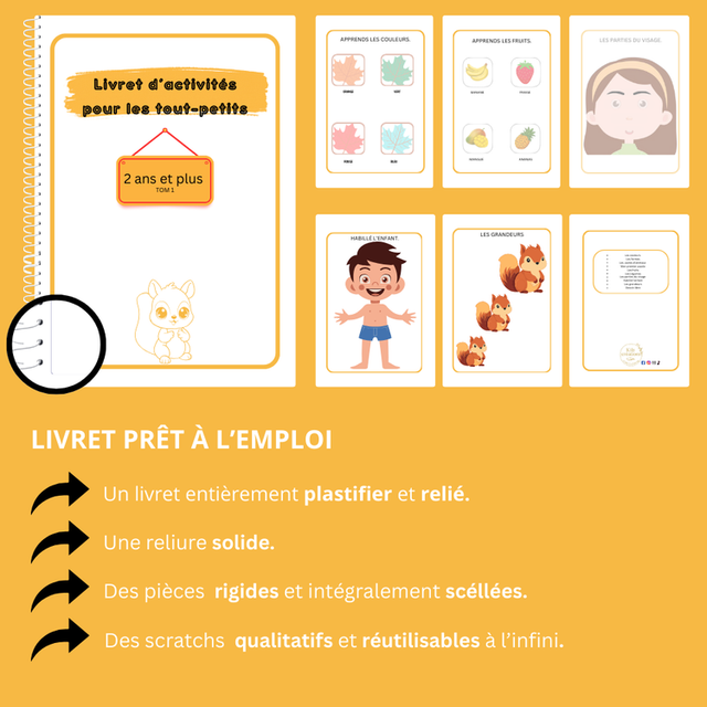 Livret 2ans+ Format A4 10 activités