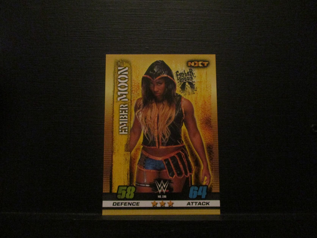 Ember Moon - NXT Slam Attax 10th Edition Original Trading Card #196