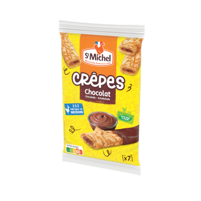 Crêpes Fourrée Chocolat ST MICHEL le paquet de 7 crêpes