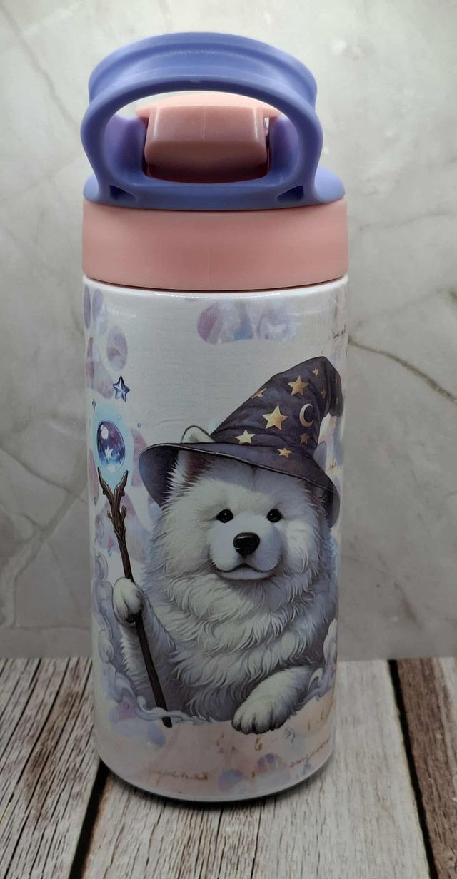 Gourde 350 ML samoyède magicien