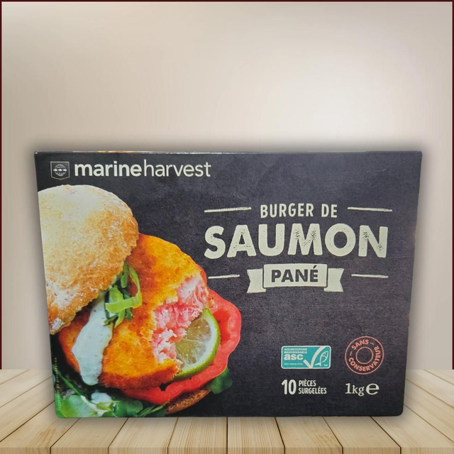 Burger de Saumon Pané