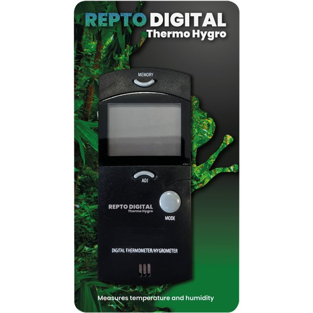 Repto Digital Thermo & Hygro – Thermomètre hygromètre pour terrarium
