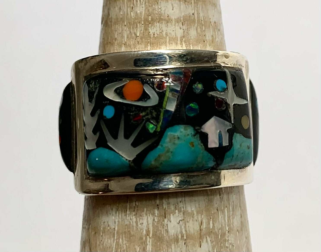 Bague mixte Galaxy OCEAN MOUNTAIN STAR argent massif et pierres naturelles