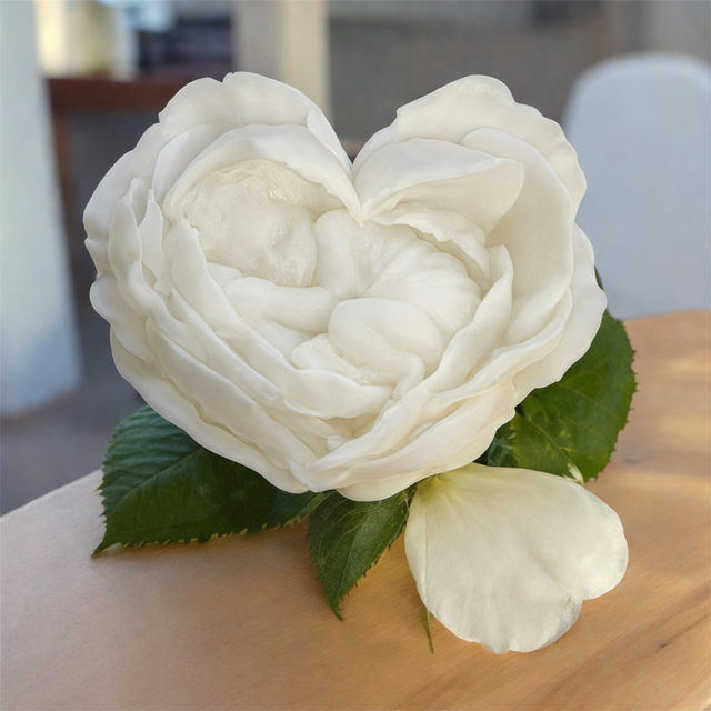 Baby in heart flower 