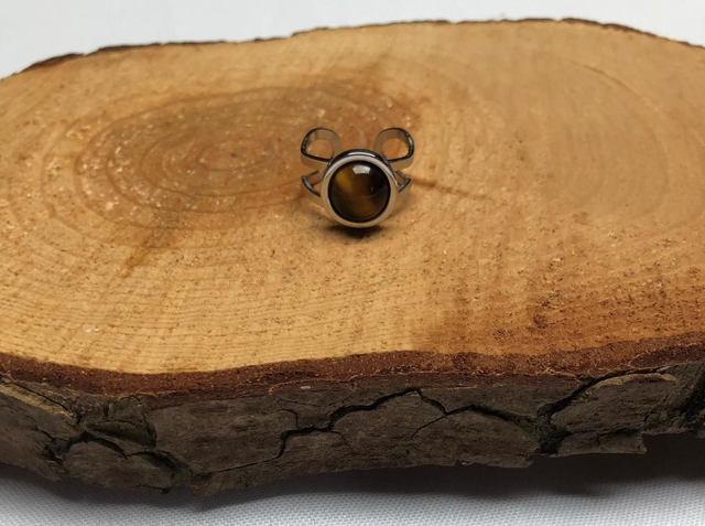 Bague en Œil de Tigre
