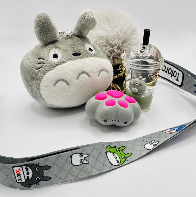 Totoro sensory plush keychain box 