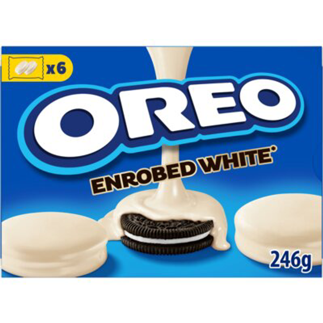 Oreo Koekjes omhuld met witte chocoladesmaak 246g
