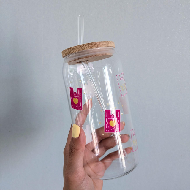 Verre à paille cathédrales 