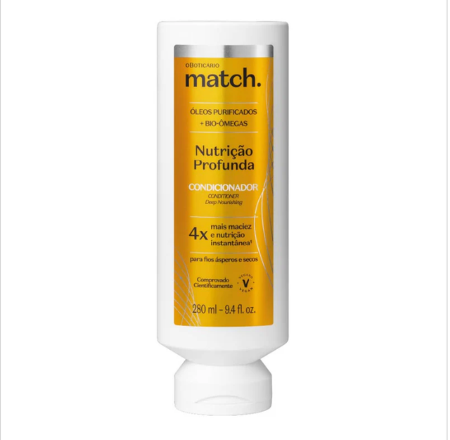 Condicionador Match Nutrição Profunda 280ml.-9.4 fl. oz.