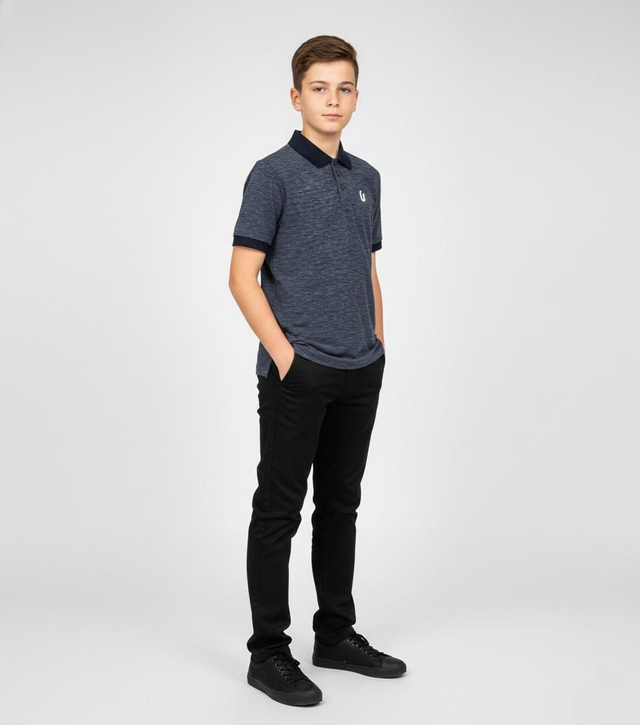 JNR TRILINE POLO NAVY