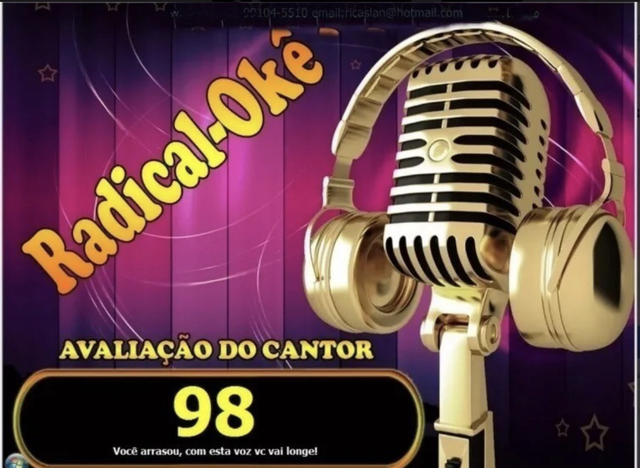 SISTEMA DE KARAOKÊ RADICAL-OKÊ