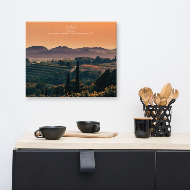  Canvas sunset landscape 