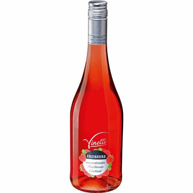 Vinetti Erdbeere Fruchtwein Cocktail 8,0 % vol 0,75 Liter