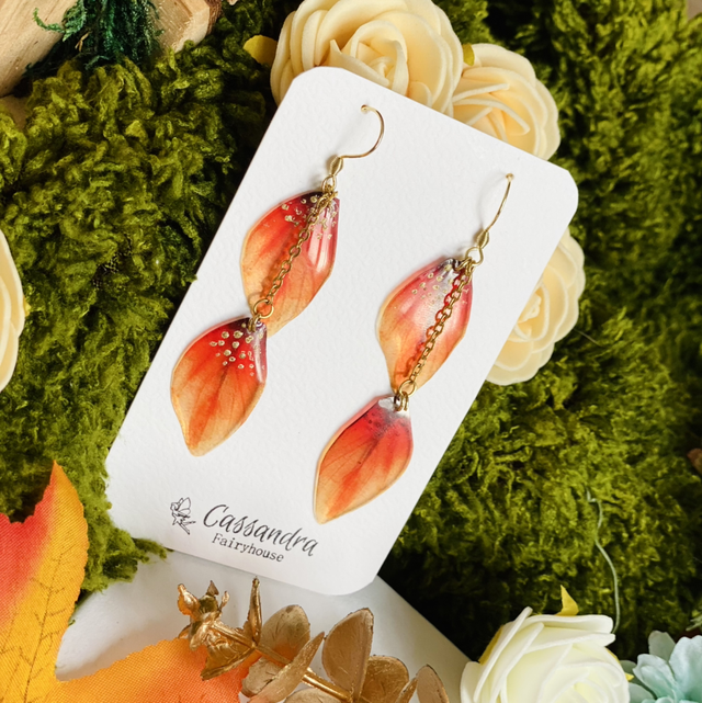 Petites pétales rouges