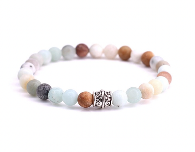 Bracelet "Amazonite mat "  by MoustickatCie