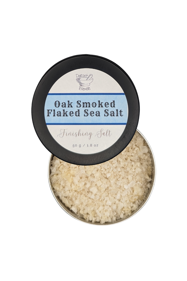 Whisky Oak Smoked Sea Salt Flakes | Salt Blends
