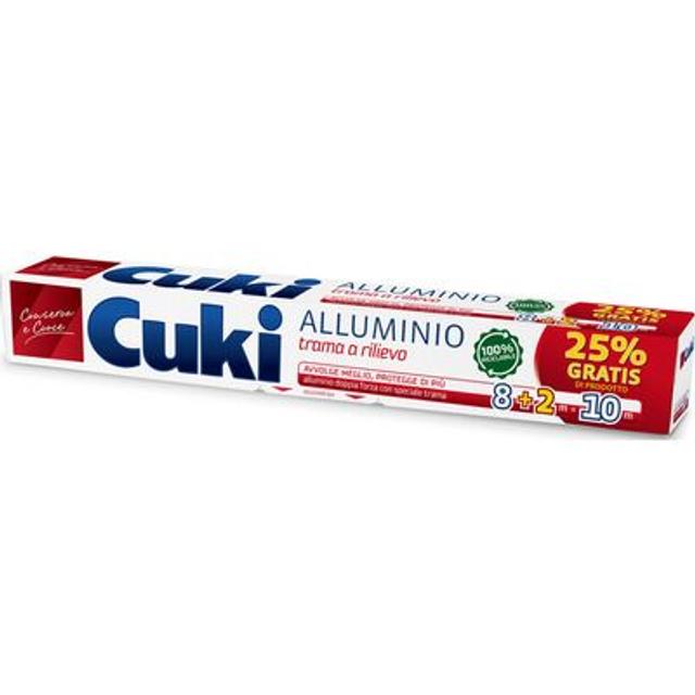 CUKI CARTA ALLUMINIO/8+2M