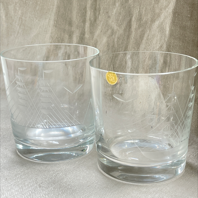 Mid-Century Whisky Gläser Wmf  Segelschiff