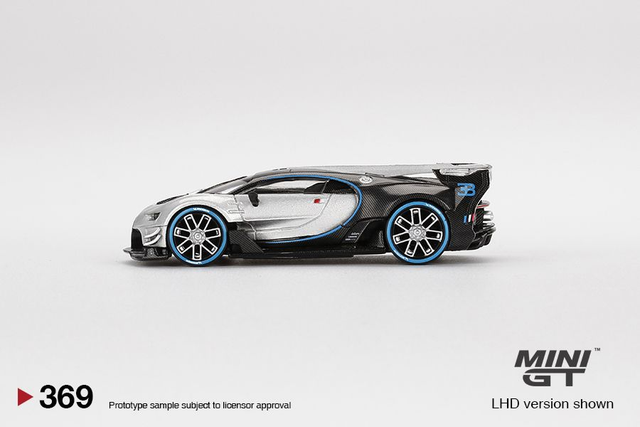 MGT00369 Mini GT 1/64 Bugatti Vision Gran Turismo Silver (LHD)																						