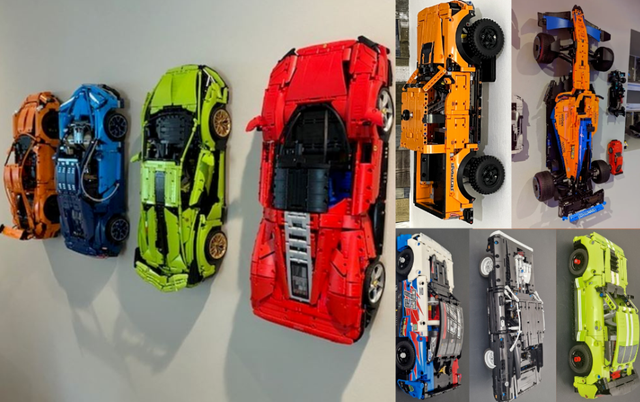 ALL WALL MOUNTS LEGO Technic Cars