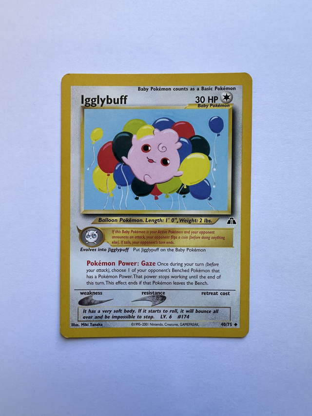 Igglybuff - Neo Genesis set (released December 2000 by Wizards of the Coast)