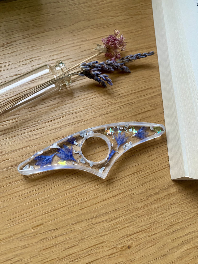 Bague de lecture - bleuet