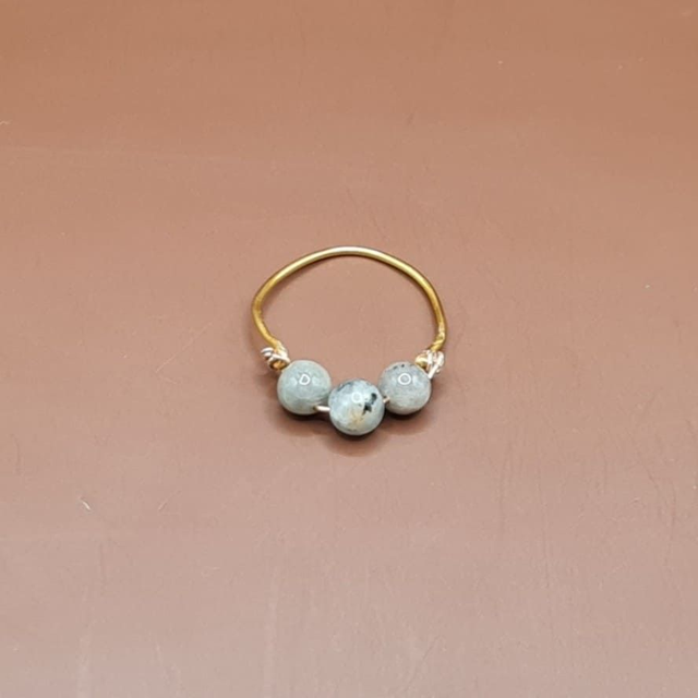 Bague non ajustable Labradorite 61