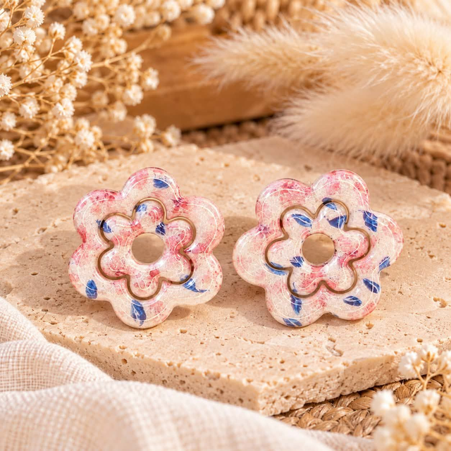 Pampilles  "Fleur Liberty"