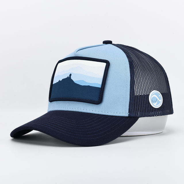 Gorra silueta azul