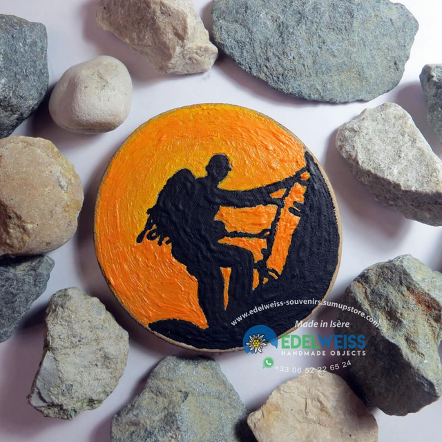 Grimpeur - Coucher de soleil