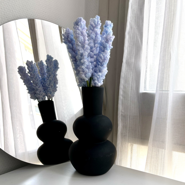 Bouquet Maëlle - Lavandes teintées bleu