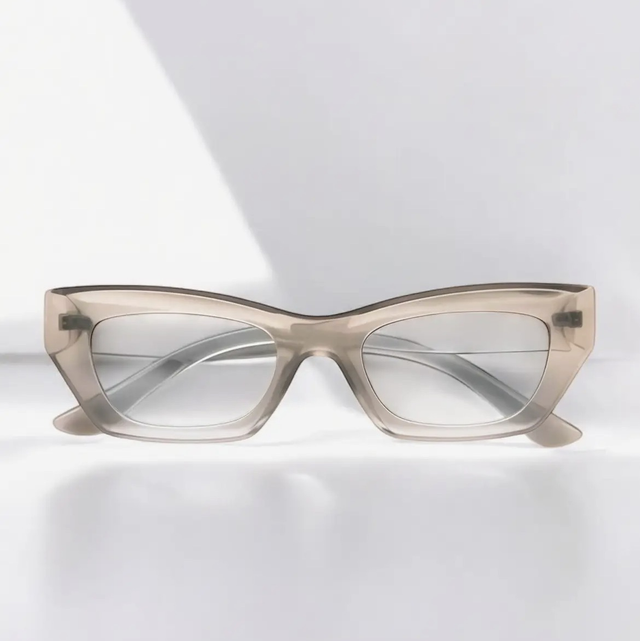 Sonnenbrille Y2K transparent 