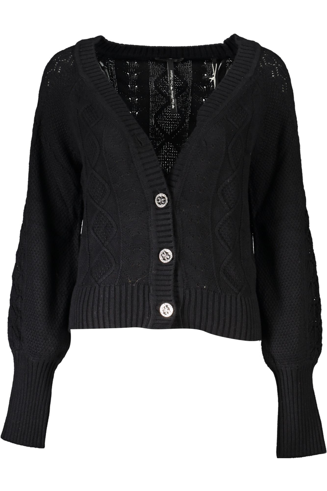 GUESS JEANS CARDIGAN DONNA NERO