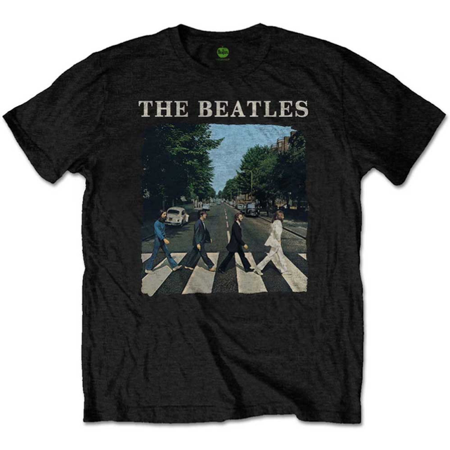 BEATLES UNISEX T-SHIRT: ABBEY ROAD &amp; LOGO