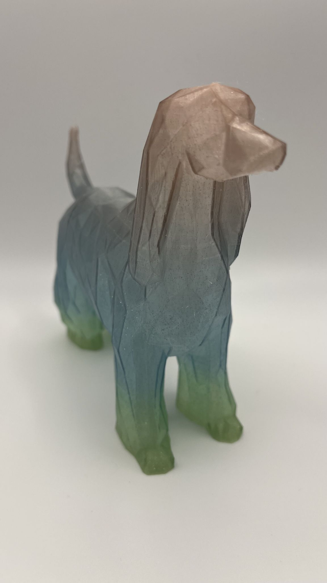 Afghan Hound - Poly Statue
