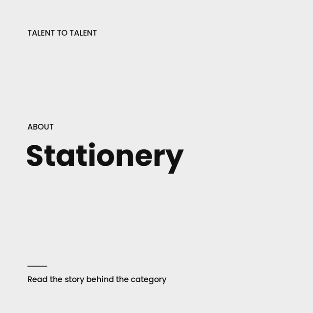 About Stationery