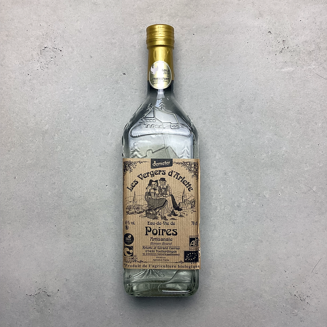 LES VERGERS D&#039;ARLETTE Eau-de-vie de Poire bio demeter