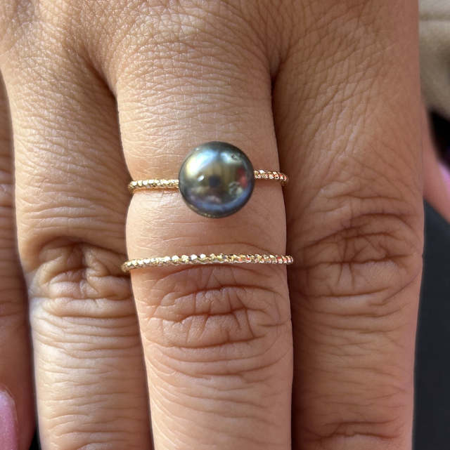 Bague Tahi (plaqué or)