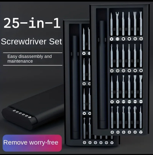 Zestaw wkrętaków precyzyjnych 25 w 1