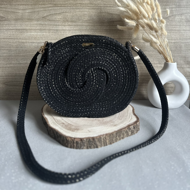 Sac infini Signature - noir/fils doré